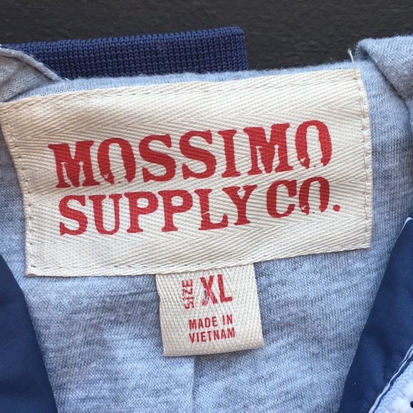 MOSSIMO - blue jacket with white stripes - Picture 5 of 5